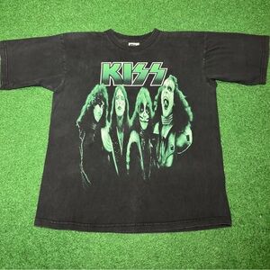 Vintage 90s Kiss Psycho Circus T-shirt, 3D Tour, Band Concert, Gene Simmons (XL)